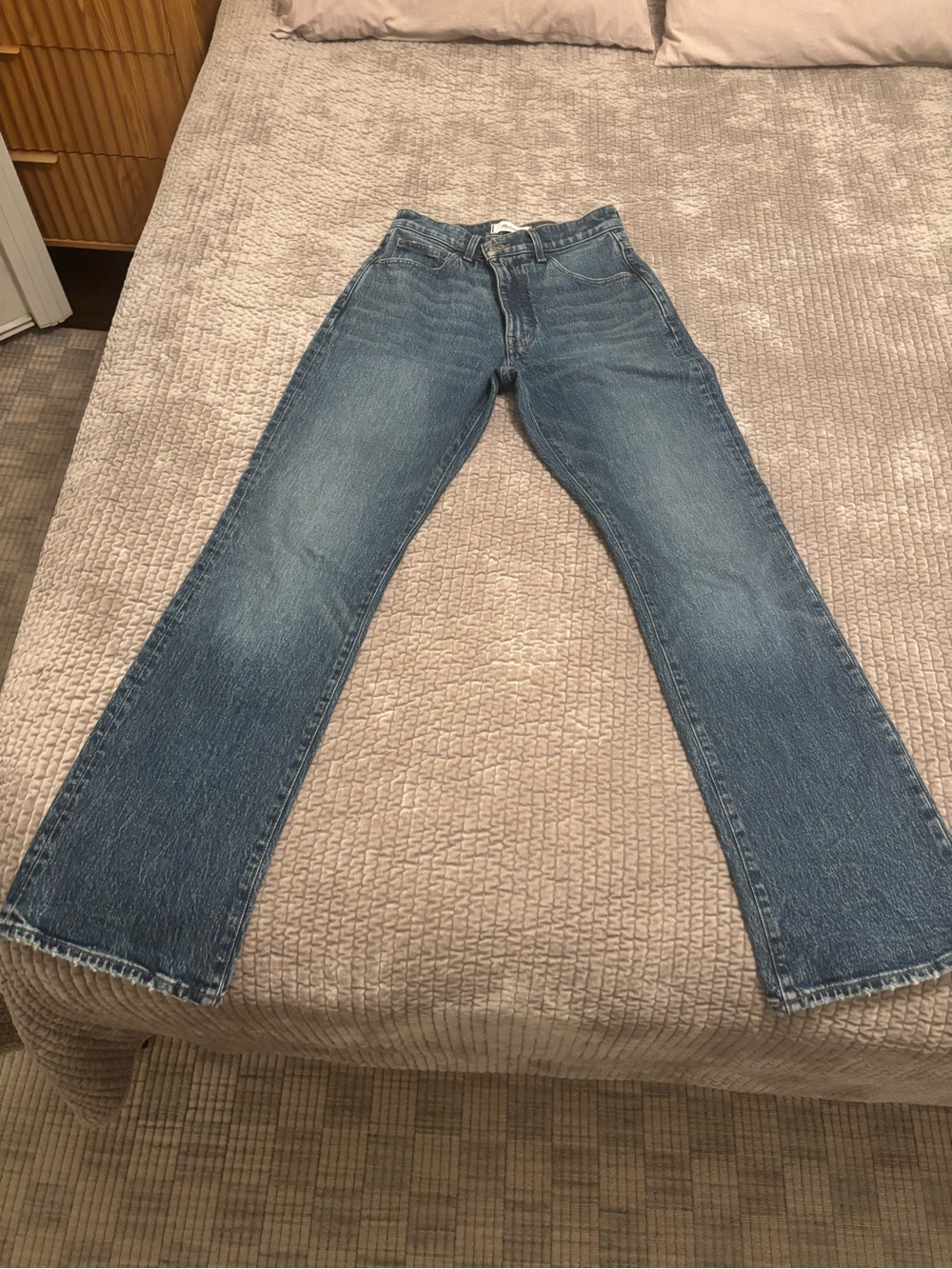 Madewell Medium Blue Bootcut Denim Jeans